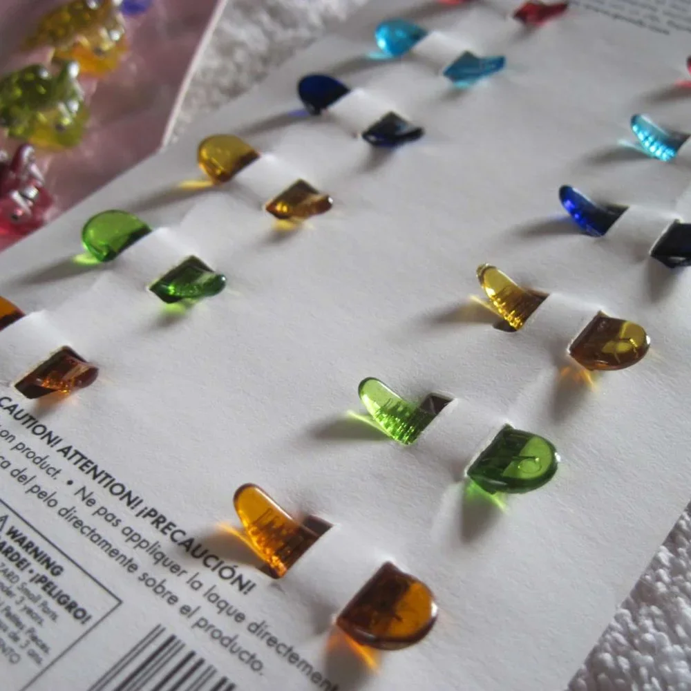 12 Goody Girls Pastel Color Plastic Flower Tiny Sectioning Hair Clips Teeth Grip